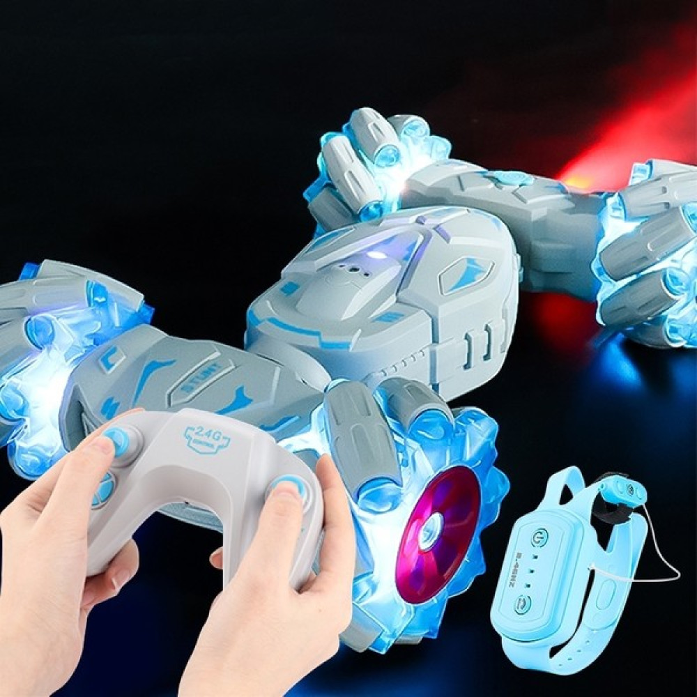 MoFun JC06 2.4g Uzaktan Kumandalı Burulma Dublör Arabası, Özellikler: Çift Rc (Mavi) (Yurt Dışından) - Mavi Oto Boyaları Fiyatı