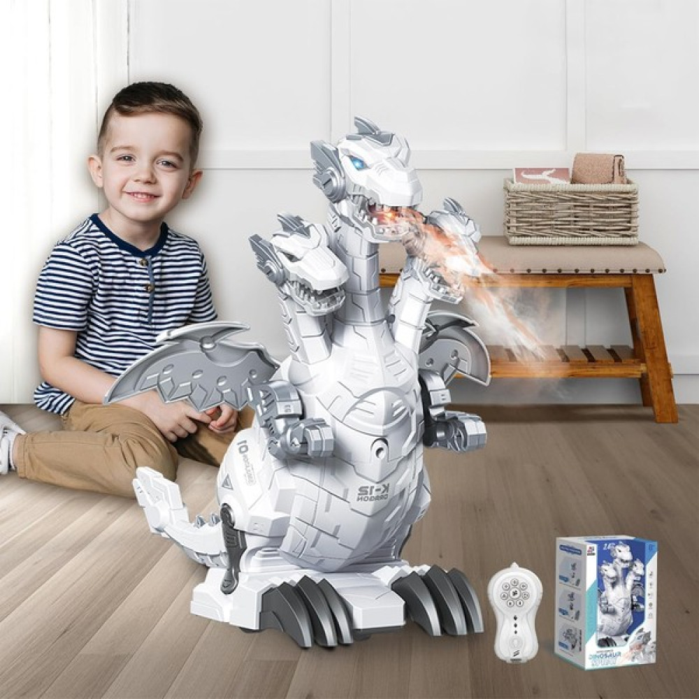 Mofy Baby 3 Başlı Işıklı Sesli Hareketli Buhar Efektli 2.4ghz Uzaktan Kumandalı Dinozor Robot Oyuncak Araç Fiyatı