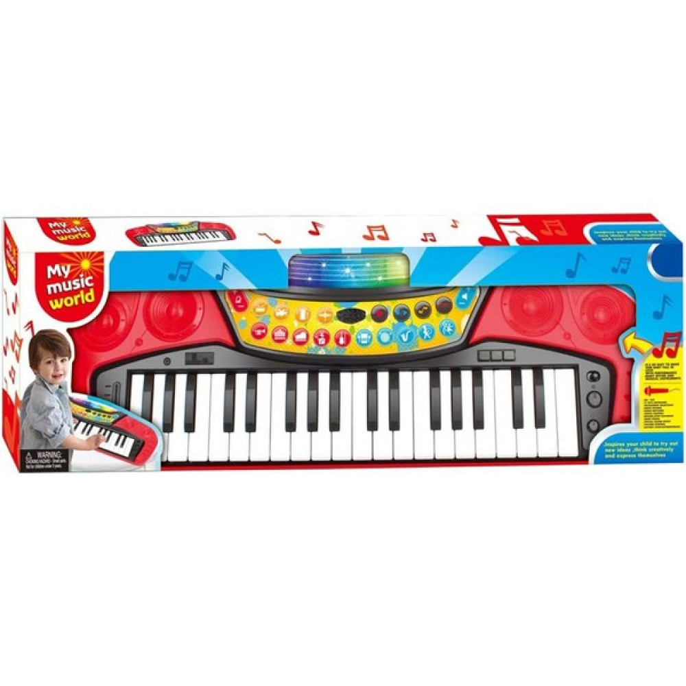 Mofy Baby 37 Tuşlu Ses Kontrol Ses Kayıt ve Playback Özellikli Enstrüman Efektli Pilli Piyano - Kırmızı Eğitici Oyuncak Fiyatı