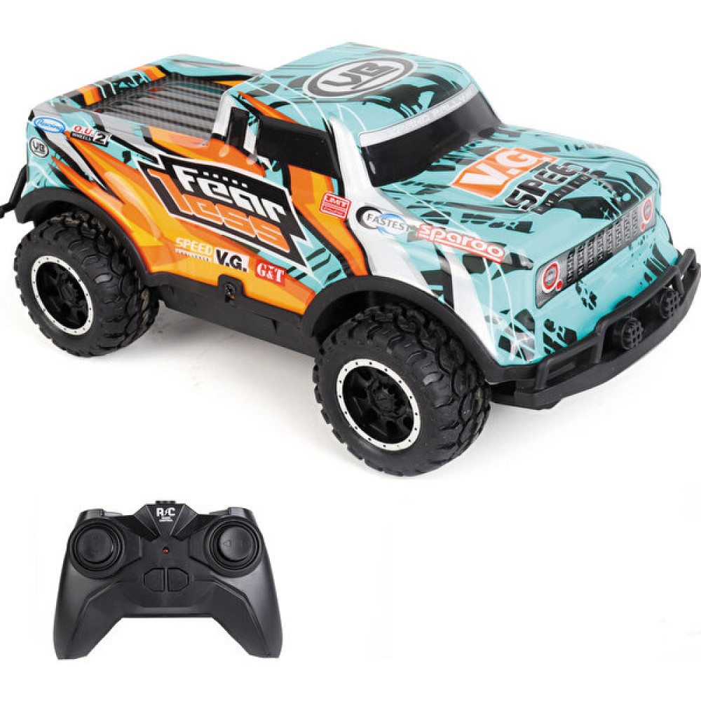 Mofy Baby Full Fonksiyon LED Işıklı Gövde 1:24 Off Road Şarjlı Uzaktan Kumandalı Yarış Arabası - Turkuaz Oyuncak Araç Fiyatı