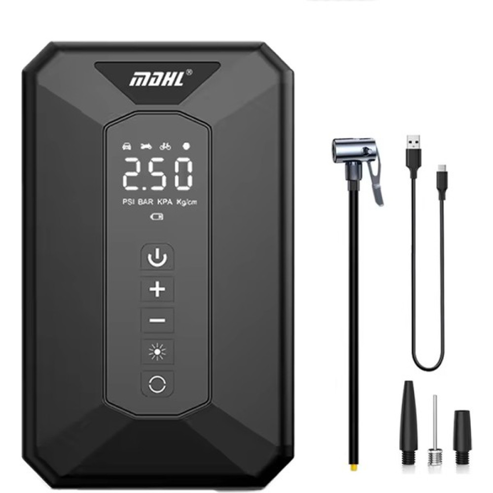 Mofy's 50W Işıklı Şarjlı Dijital Ekranlı Oto Lastik Şişirme Pompası Basınç Ayarlı Şarjlı Kompresör Lastikler Fiyatı