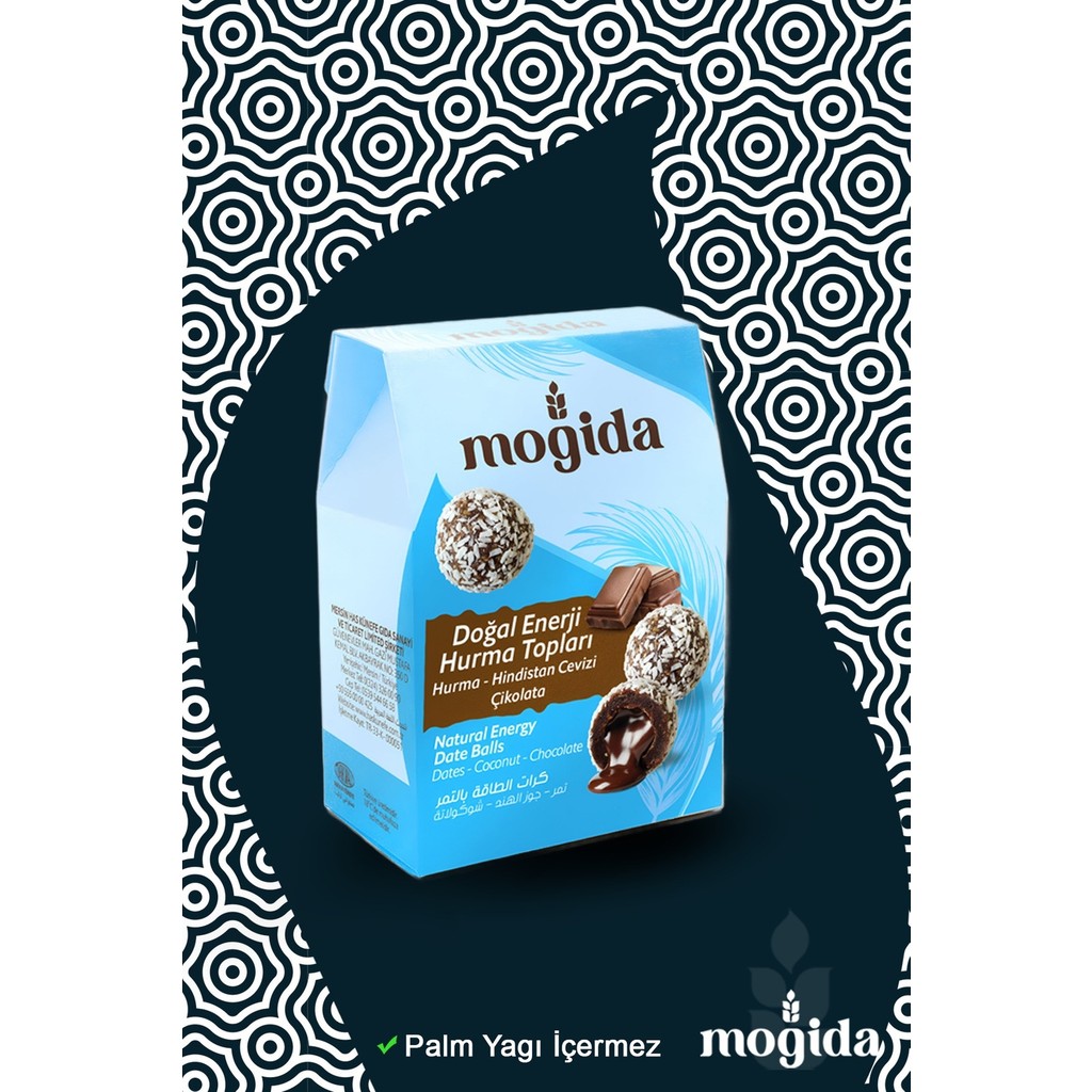 Mogida Mutluluk Topları 150GR - Çikolatalı Hurma - 150 gr Diğer Fiyatı