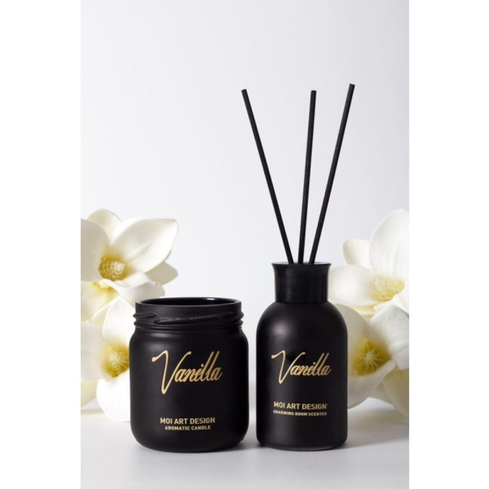 Moi Art Design Mum Seti Vanilya Kokulu 100 ml 132SYHSET - Siyah - 1 Adet Dekoratif Mum Fiyatı
