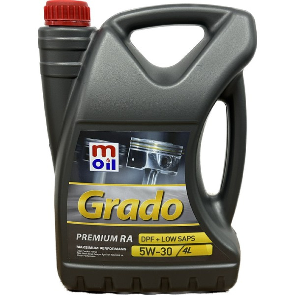 Moil Grado Premium Ra 5W-30 4 Litre Partiküllü + Low Saps Motor Yağı ( Üretim Yılı: 2022 ) Motor Yağı Fiyatı