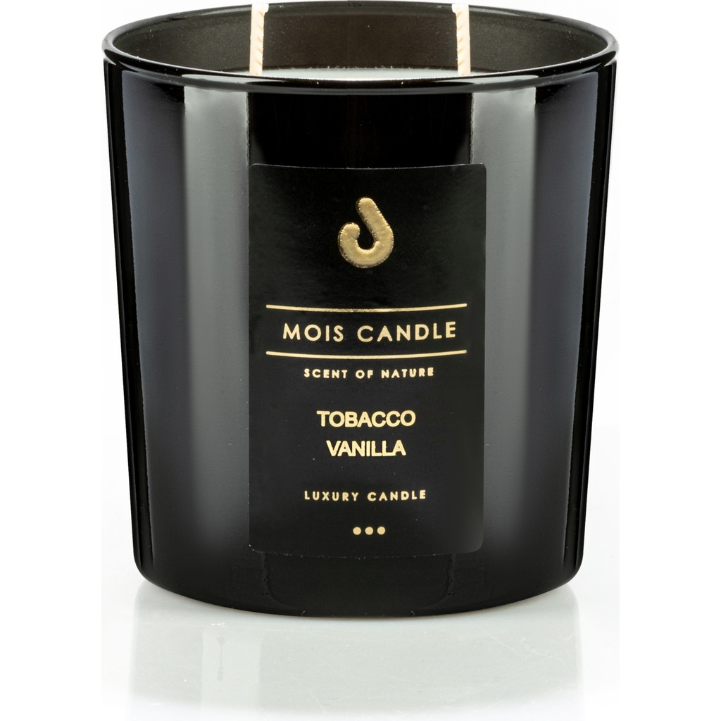 Mois Candle Maskulen Koku Tobacco Vanilla Tütün ve Vanilya Kokulu Büyük Boy Çift Fitilli Mum - Renkli - 1 Adet Diğer Fiyatı