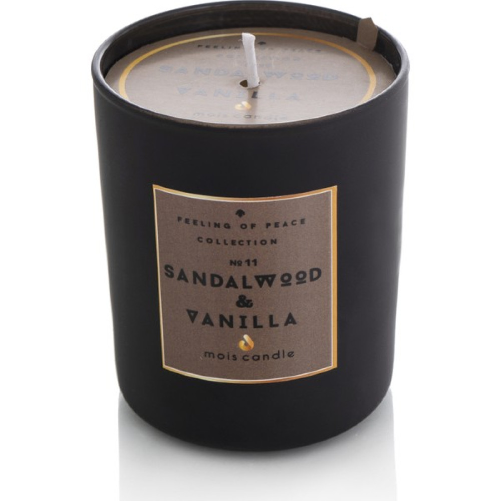 Moıs Candle Sandalwood & Vanilya Kokulu Bardak Mum - 1 Adet - Siyah Dekoratif Mum Fiyatı
