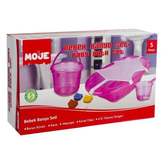 Moje 5'li Mavi Banyo Küveti Seti