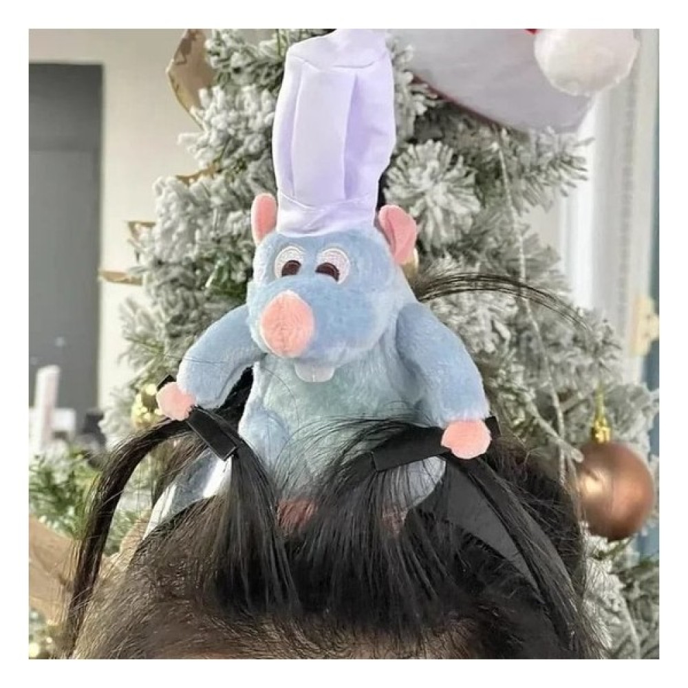 Moje More Şef Fare Makyaj Bandanası, Fare Figürlü Taç, Fare Saç Bandı, Ratatouille Hairband (Yurt Dışından) Toka, Taç & Saç Bandı Fiyatı