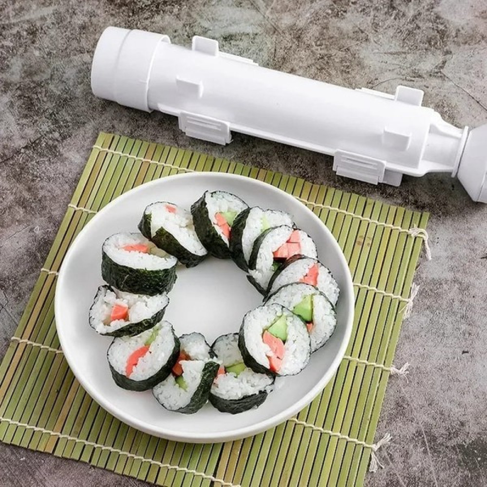 Moje More Suşi/sushi Kalıbı- Sushi Yapma Aparatı- Hızlı Sushi Makinesi- Sushi Rulo- Sushi Bazooka - Beyaz Mutfak Gereçleri Fiyatı