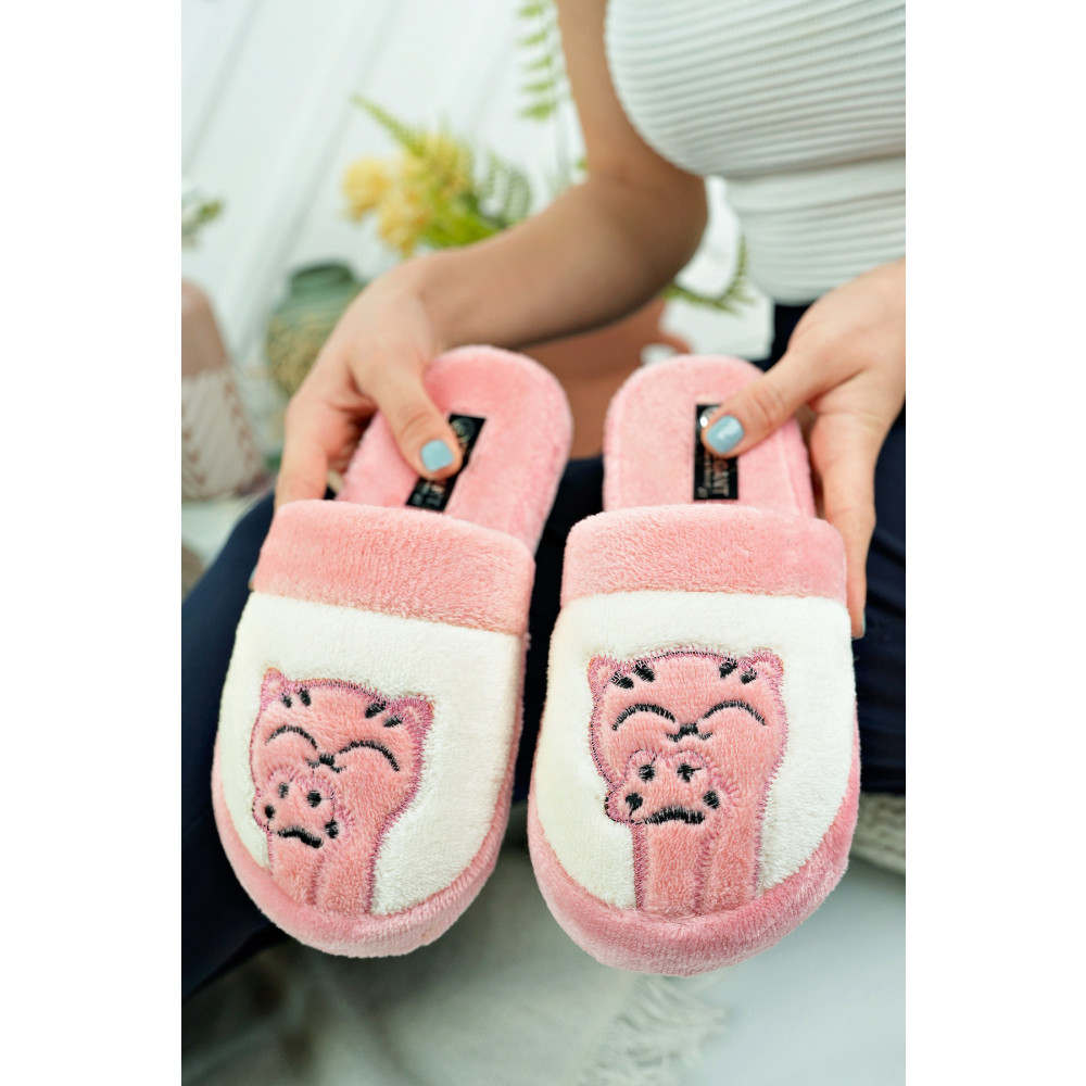 Mojo Kadın Kedi Pati Baskılı Kışlık Ev Terliği 40 Beden Unisex Sandalet Fiyatı