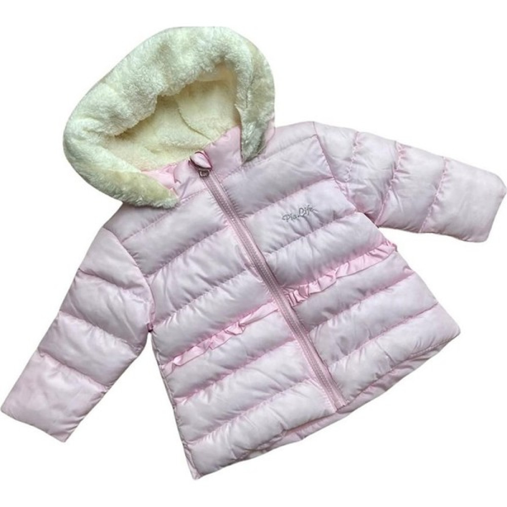 Mojo Kız Bebek Polar Astarlı Mont 3115 Pembe Bebek Montu Fiyatı