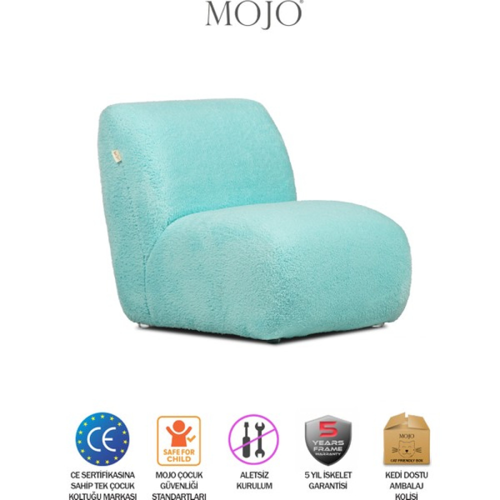 MOJO Latte Çocuk Koltuğu Mavi- Ce Sertifikalı - Mavi Bebek-Çocuk Odası Fiyatı