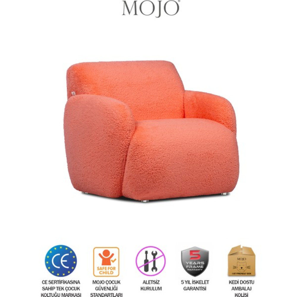 MOJO Mango Çocuk Koltuğu Mercan - Nar Çiçeği Bebek-Çocuk Odası Fiyatı