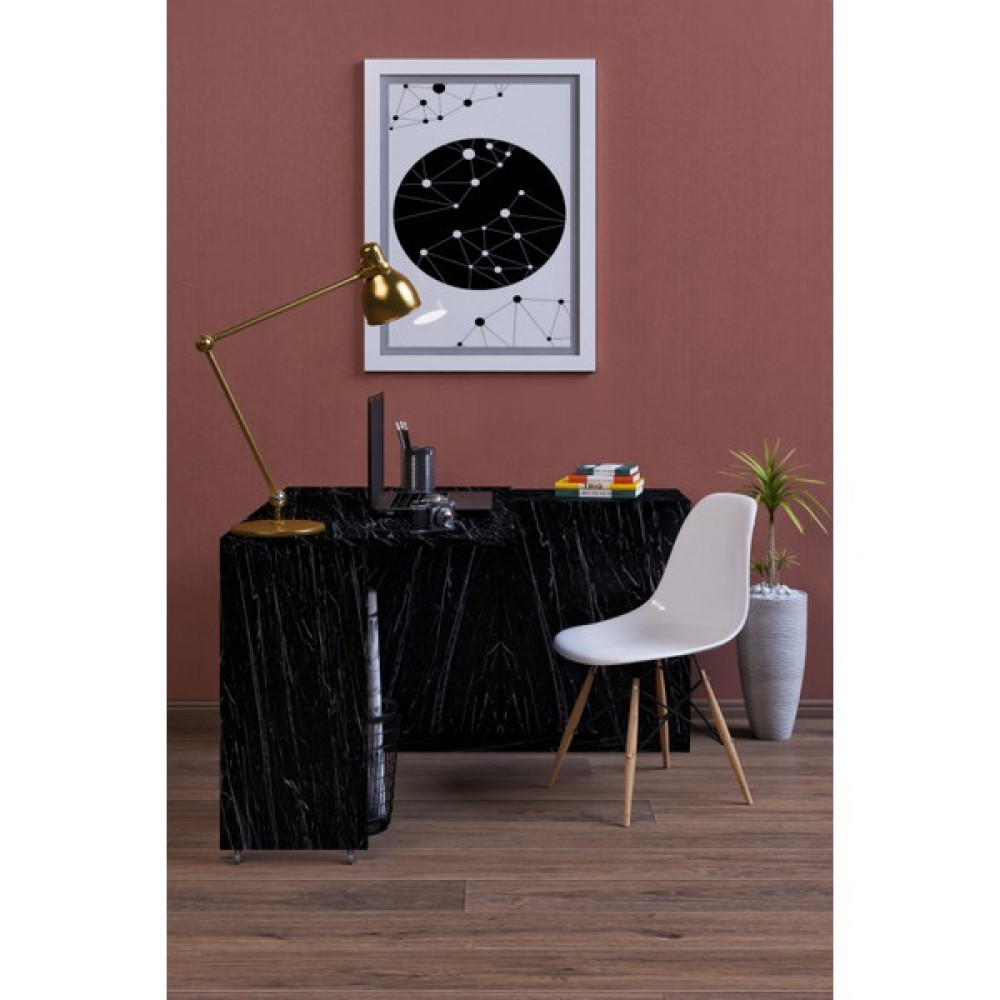 Moka Park AVM Flor Masa Çalışma Masası Çokamaçlı Masa - 90 - Siyah Çalışma Masası Fiyatı
