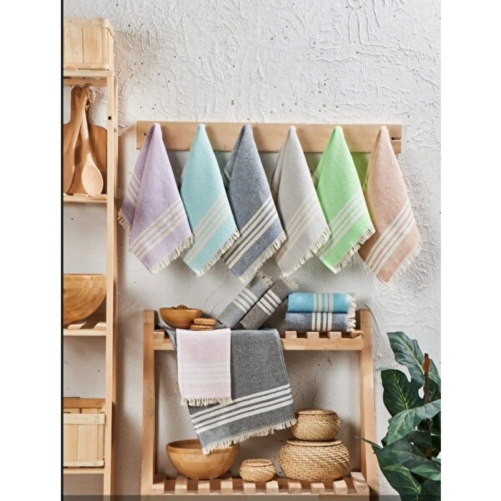 Mokita Home 10'lu Mutfak Havlusu, Kurulama Bezi, 30 x 50 cm Pamuklu Peştemal Peçete, Hediye Küçük Havlu - Renkli - 10 Adet Mutfak Tekstili Fiyatı