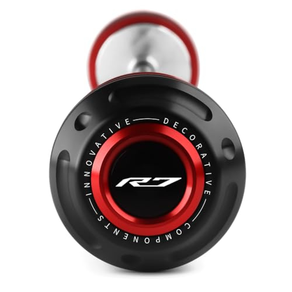 Mokiton Motorcycle Front Wheel Axle Fork Slider Crash Protector Compatible With YAMAHA YZF R7 2022 2023 2024 2025 | YZF-R7 YZFR7 Accessories (red)