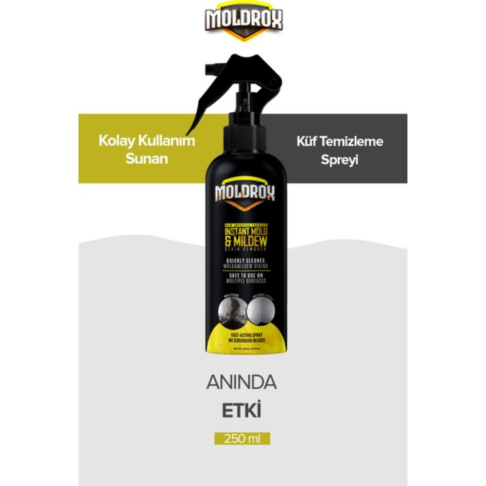 Moldrox Küf Temizleyici Sprey 250 ml Parlatıcı ve Temizleyiciler Fiyatı