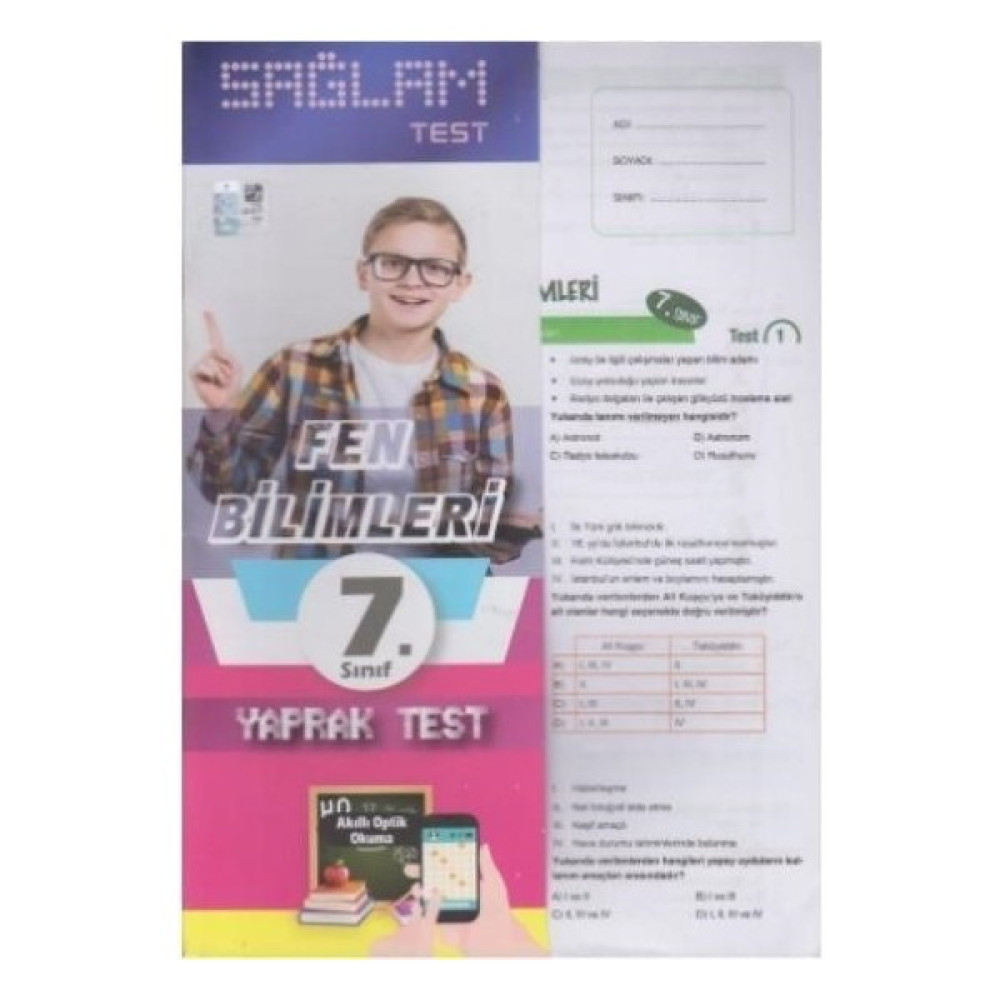 Molekül 7. Sınıf Fen Bilimleri Sağlam Yaprak Test Poşetliyeni Fen - Bilişim ve Teknoloji Fiyatı