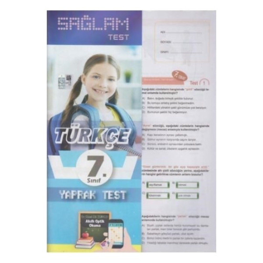Molekül 7. Sınıf Türkçe Sağlam Yaprak Test Poşetliyeni Türkçe Fiyatı