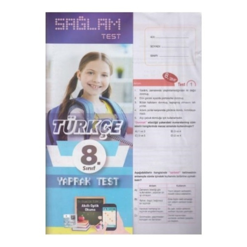 Molekül 8. Sınıf Türkçe Sağlam Yaprak Test Poşetliyeni Türkçe Fiyatı
