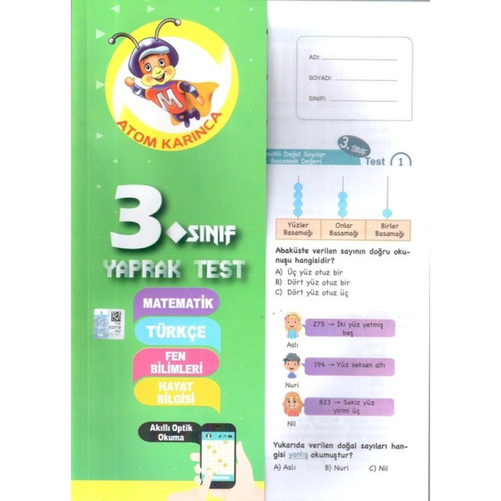 Molekül Yayınları 3. Sınıf Tüm Dersler Yaprak Test Tüm Dersler Fiyatı