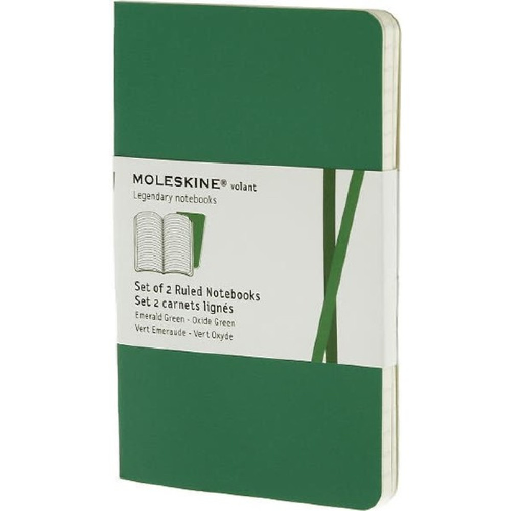 Moleskine Cep Boy Volant Yumuşak Kapak Çizgili Defter Yeşil 96 Sayfa 2'li Not Defteri & Bloknot Fiyatı