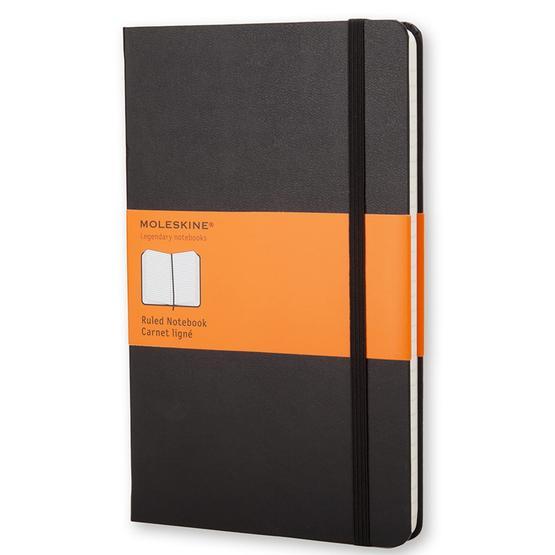 Moleskine QP060 Siyah Çizgili Sert Kapaklı Defter