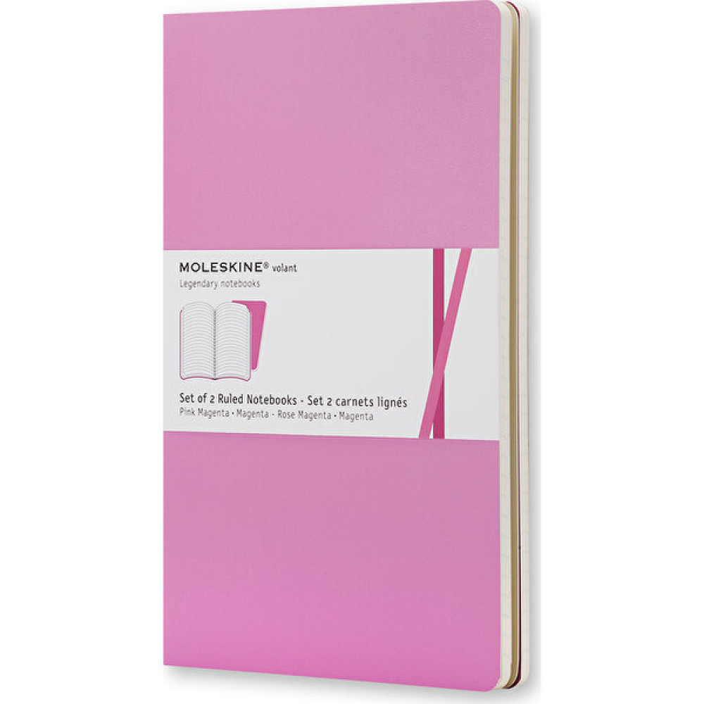 Moleskine Volant 2Li Defter Pembe Çizg.Cep Boy 80Syf Qp711D Defter Fiyatı