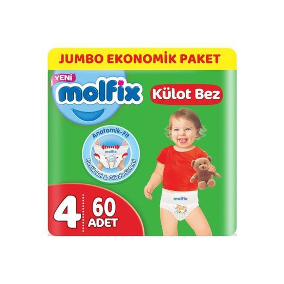 Molfix Beden:4 9-14KG 60'lı Külot Bebek Bezi