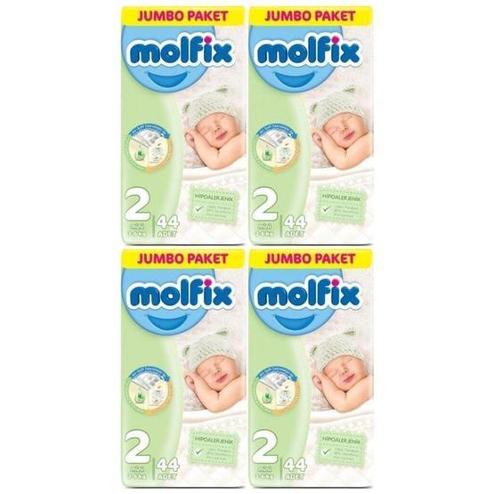 Molfix No:2 Mini 176 Adet Bebek Bezi Bebek Bezi Fiyatı