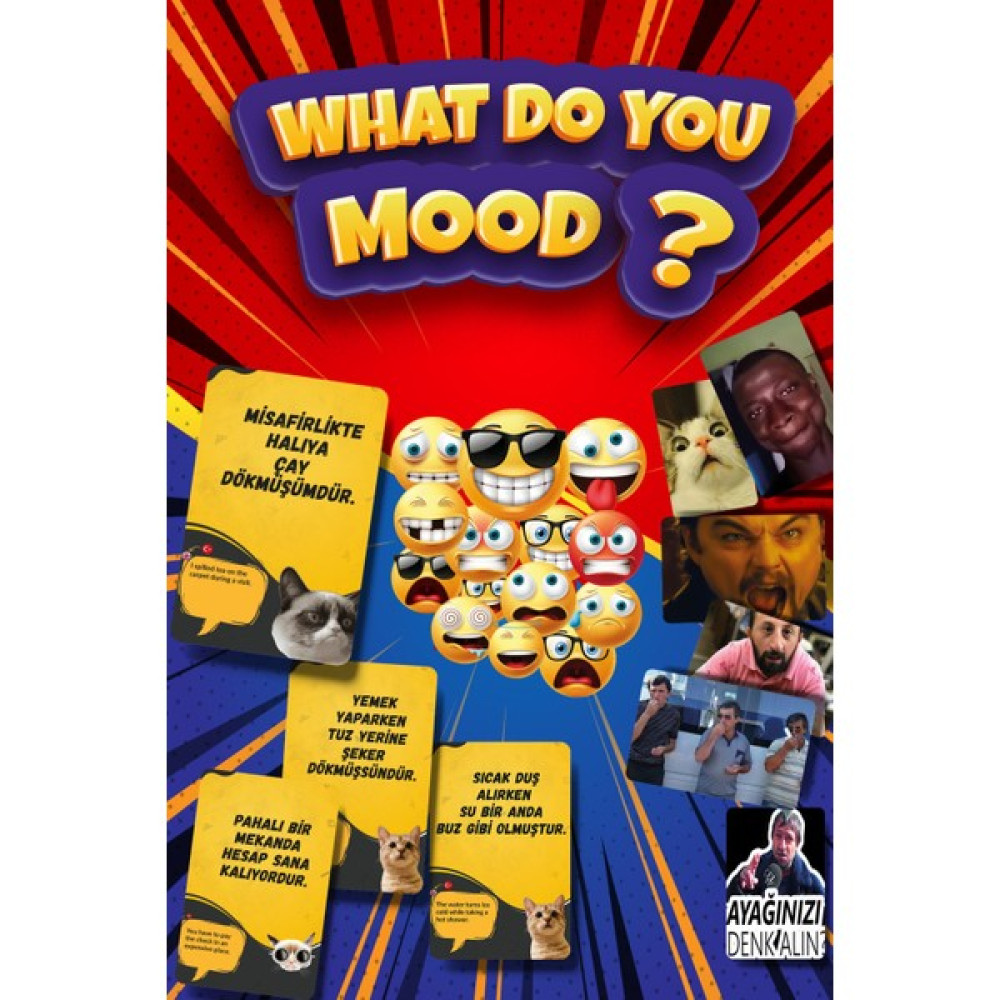 Molfy What Do You Mood - Eğlenceli What Do You Meme Kutu Oyunu - Hangi Moodsun - Durum Kartı Oyun Takımları Fiyatı