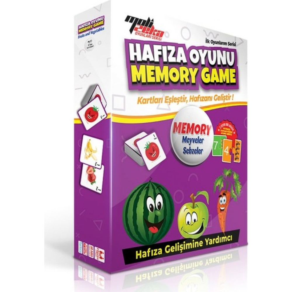 Moli Hafıza Oyunu Meyveler ve Sebzeler Serisi – Memory Game Çocuk Oyuncağı Fiyatı