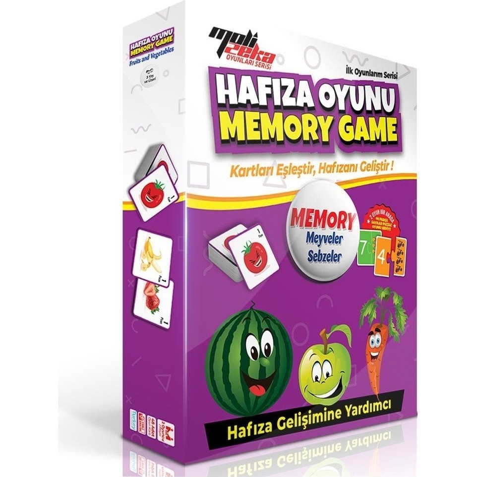 Moli Hafıza Oyunu Meyveler ve Sebzeler Serisi – Memory Game Diğer Fiyatı