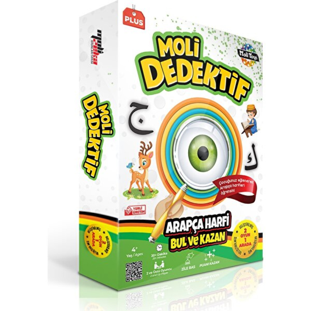 Moli Toys Arapça Dedektif Plus 2 Oyun 1 Arada Eğitici Zeka ve Strateji Oyunu 01414 Oyun & Hobi Fiyatı