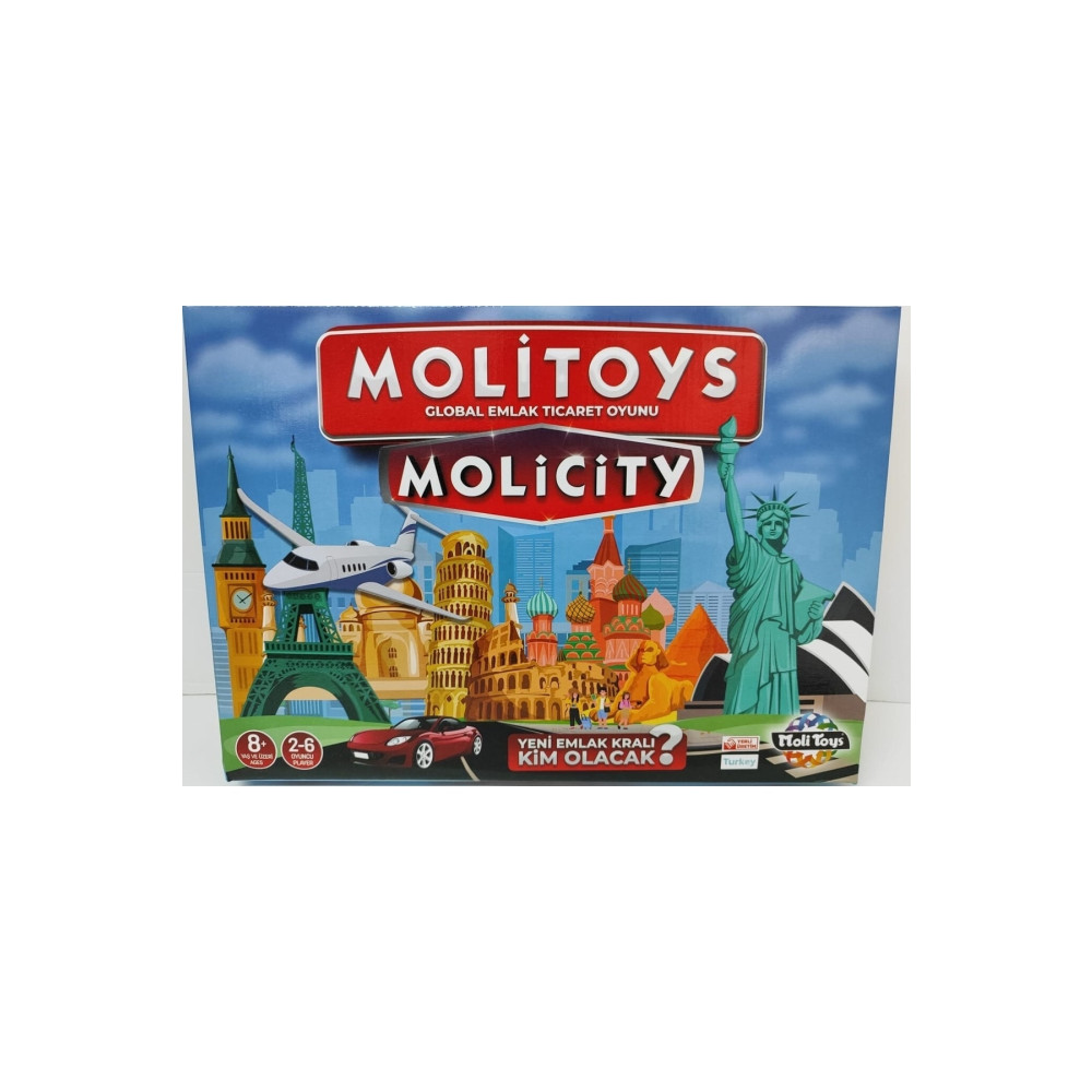 Moli Toys Emlak Ticaret Oyunu Molipoly Molicity Monopoly Monopoli Metropol Mega City Aile Oyunu Yeni Model Oyun Takımları Fiyatı