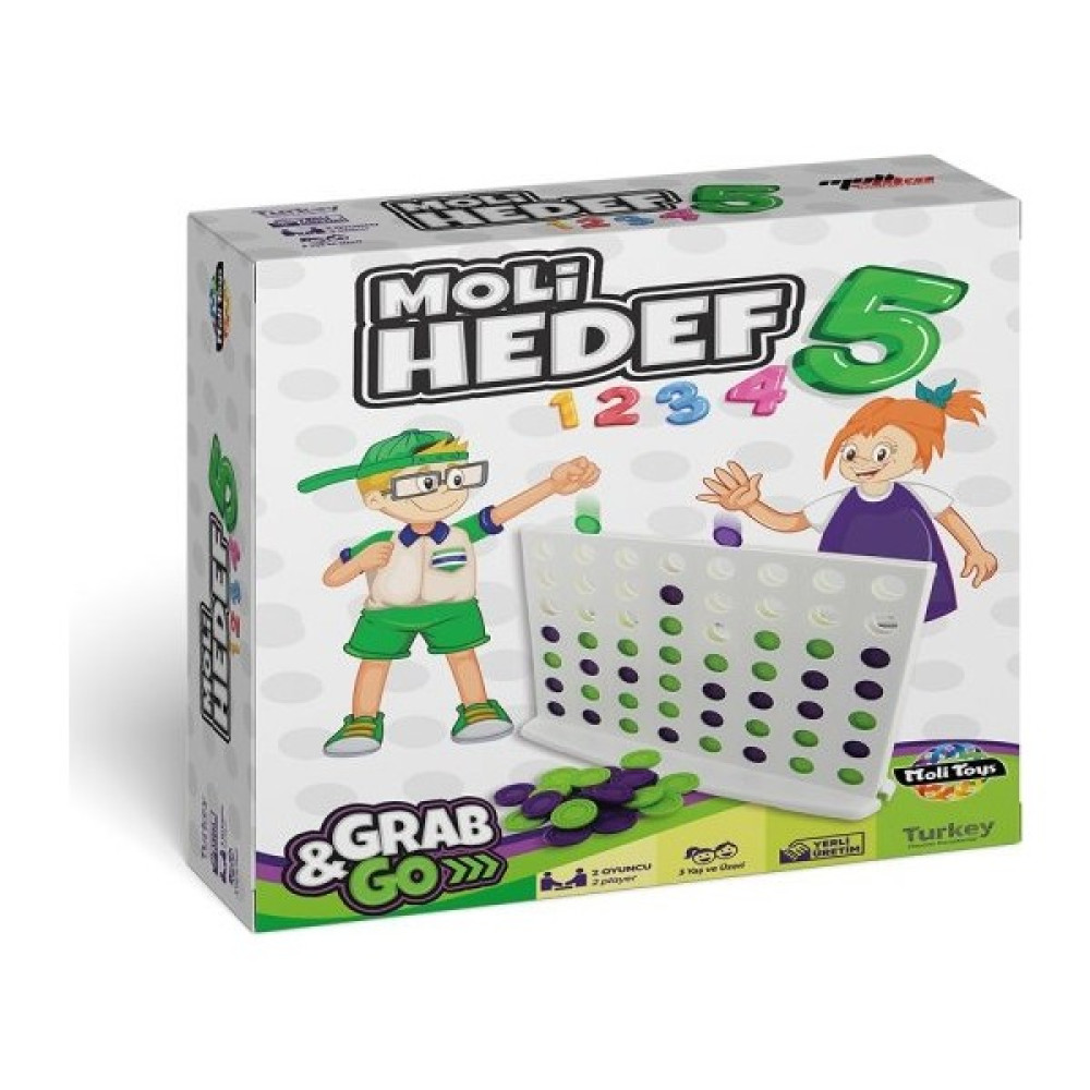 Moli Toys Hedef 5 Akıl Mantık Zeka ve Strateji Oyunu Eğitici Oyuncak Fiyatı