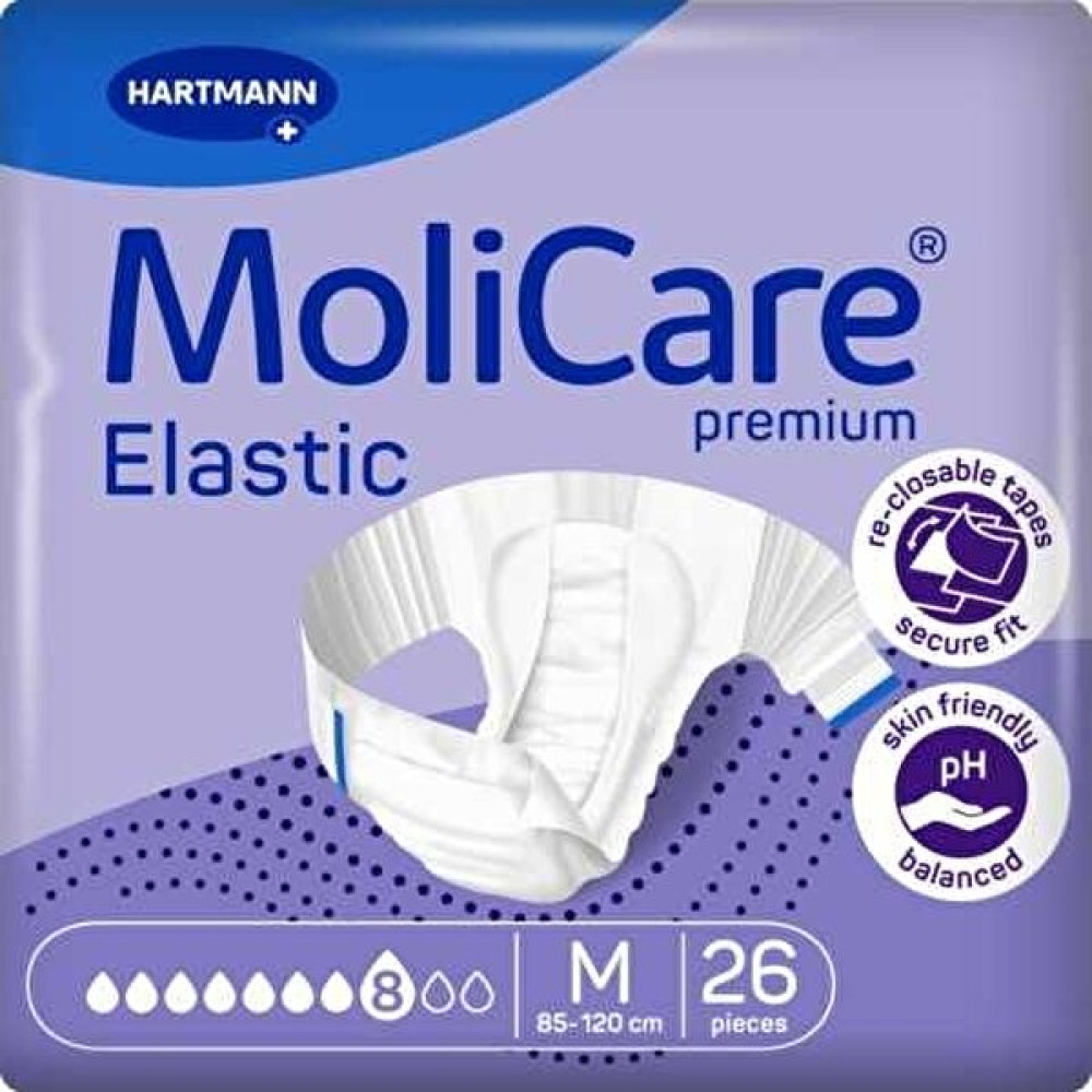 Molicare 8 Damla Belbantlı Hasta Bezi Medıum 26 Adet x 3 Paket - M Hasta Bezleri ve Temizliği Fiyatı
