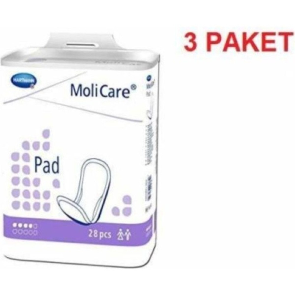 Molicare Molino Molicare Pad 4 Damla - Mesane Pedi - 28 Lik Paket - 3 Paket (84 Hasta Bezleri ve Temizliği Fiyatı