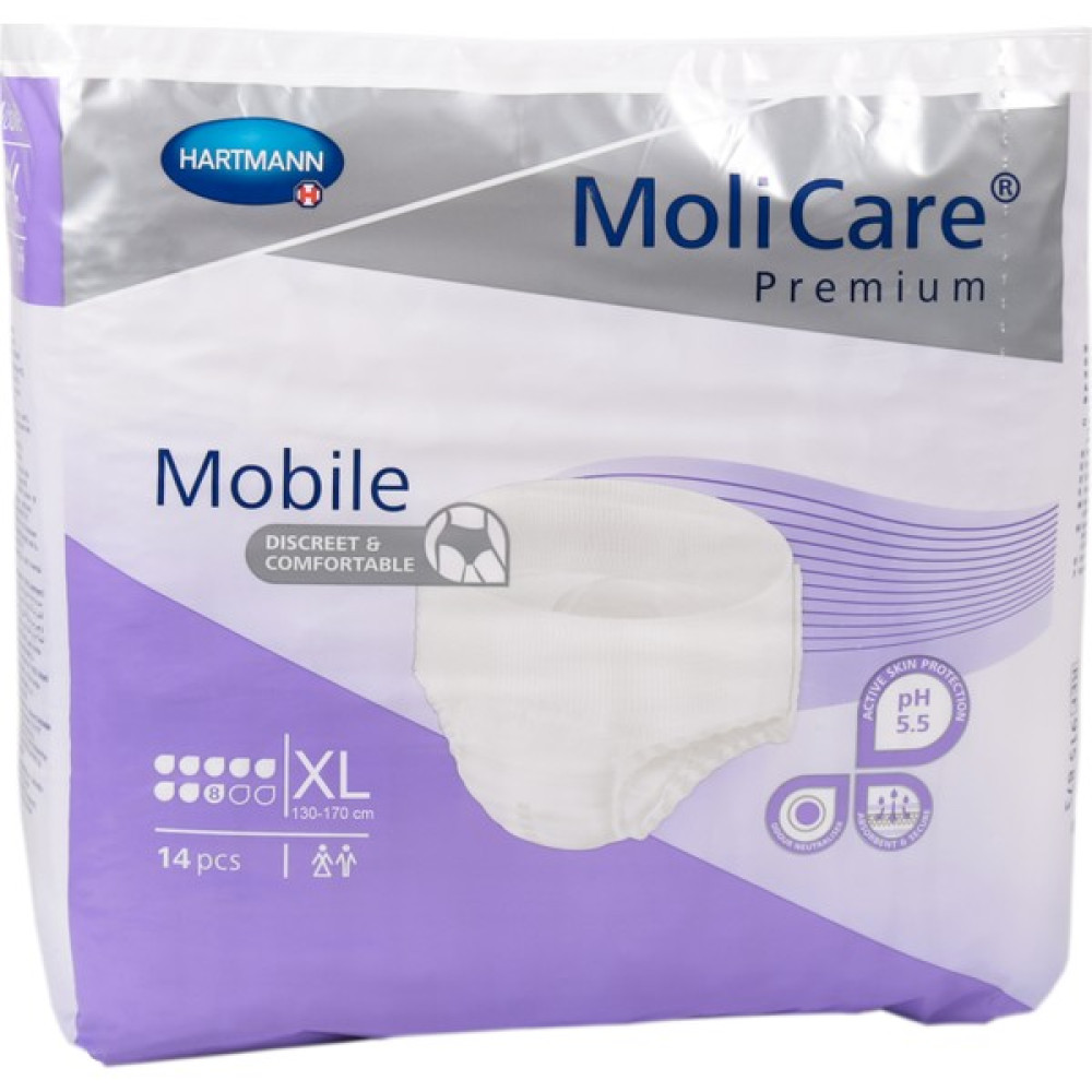 Molicare Prem. Mobile 8 Damla Xl-Külot Bez Mor - XL Hasta Bezleri ve Temizliği Fiyatı
