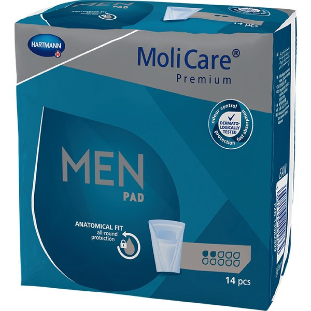 Molicare Premium Men Pad 14'lük Paket - Erkek Mesane Pedi Hasta Bezleri ve Temizliği Fiyatı