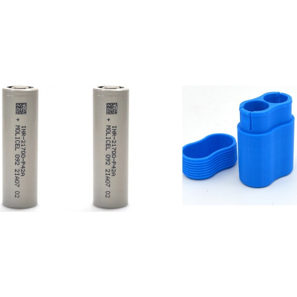 Molicel 21700 4000 Mah Şarjlı Pil 2'li + 21700 Pil Kutusu 2'li Diğer Fiyatı