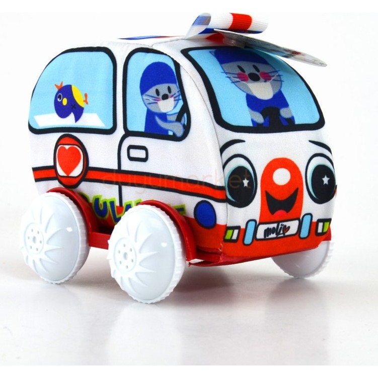 Molie Ilk Soft Arabam Ambulans MOL-034 Peluş Oyuncaklar Fiyatı