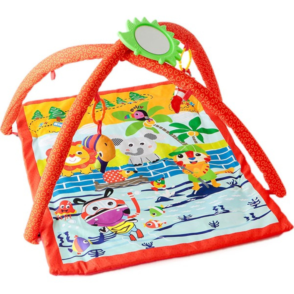 Molie Sevimli Orman Oyun Halısı - Renkli - 80 x 60 cm Oyuncak Fiyatı