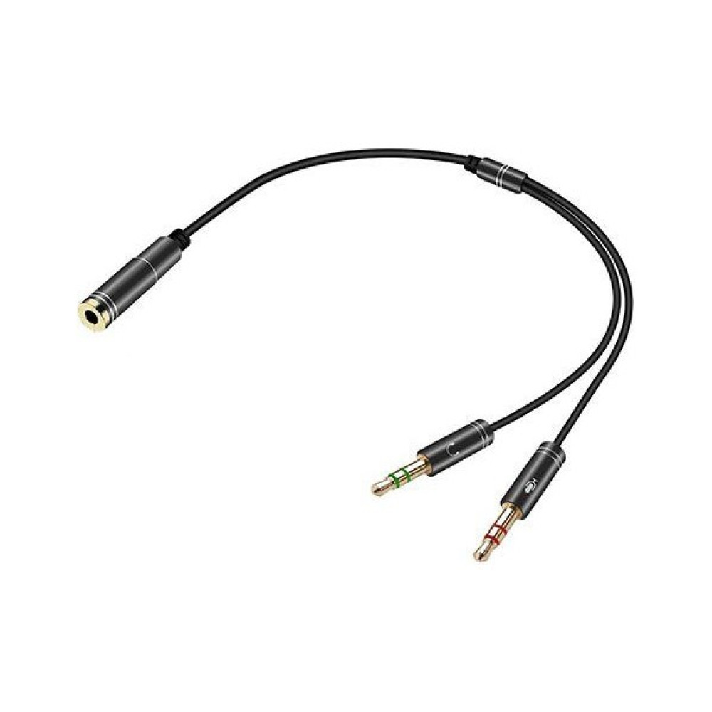 Molix Kulaklık Mikrofon Ayırıcı Y Kablo 3.5 mm Dişi To 2 x 3.5 mm Erkek Kulaklık Aksesuarı Fiyatı
