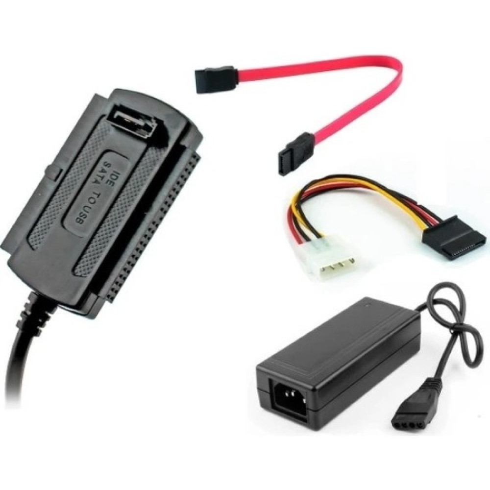Molix USB Sata Ide Adaptörlü Çevirici USB To 2.5 / 3.5 / 5.25 Sata Ide Çevirici Kablo HDD Hardddisk Kablosu Bilgisayar Çevirici ve Adaptörü Fiyatı