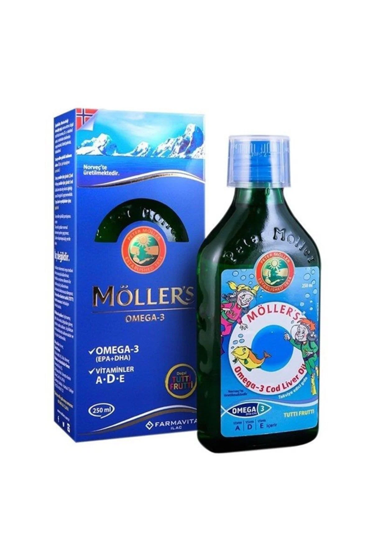 Möllers Omega-3 Balık Yağı Şurubu Tutti Frutti 250" Balık Yağı / Omega 3 - 6 - 9 Fiyatı