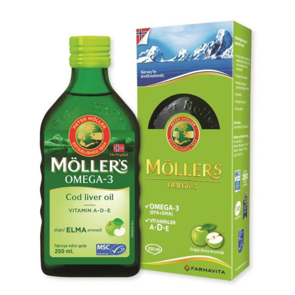 Mollers Omega 3 Dogal Elma Aromali Balik Yagi 250 Ml Kişisel Bakım Gereçleri Fiyatı