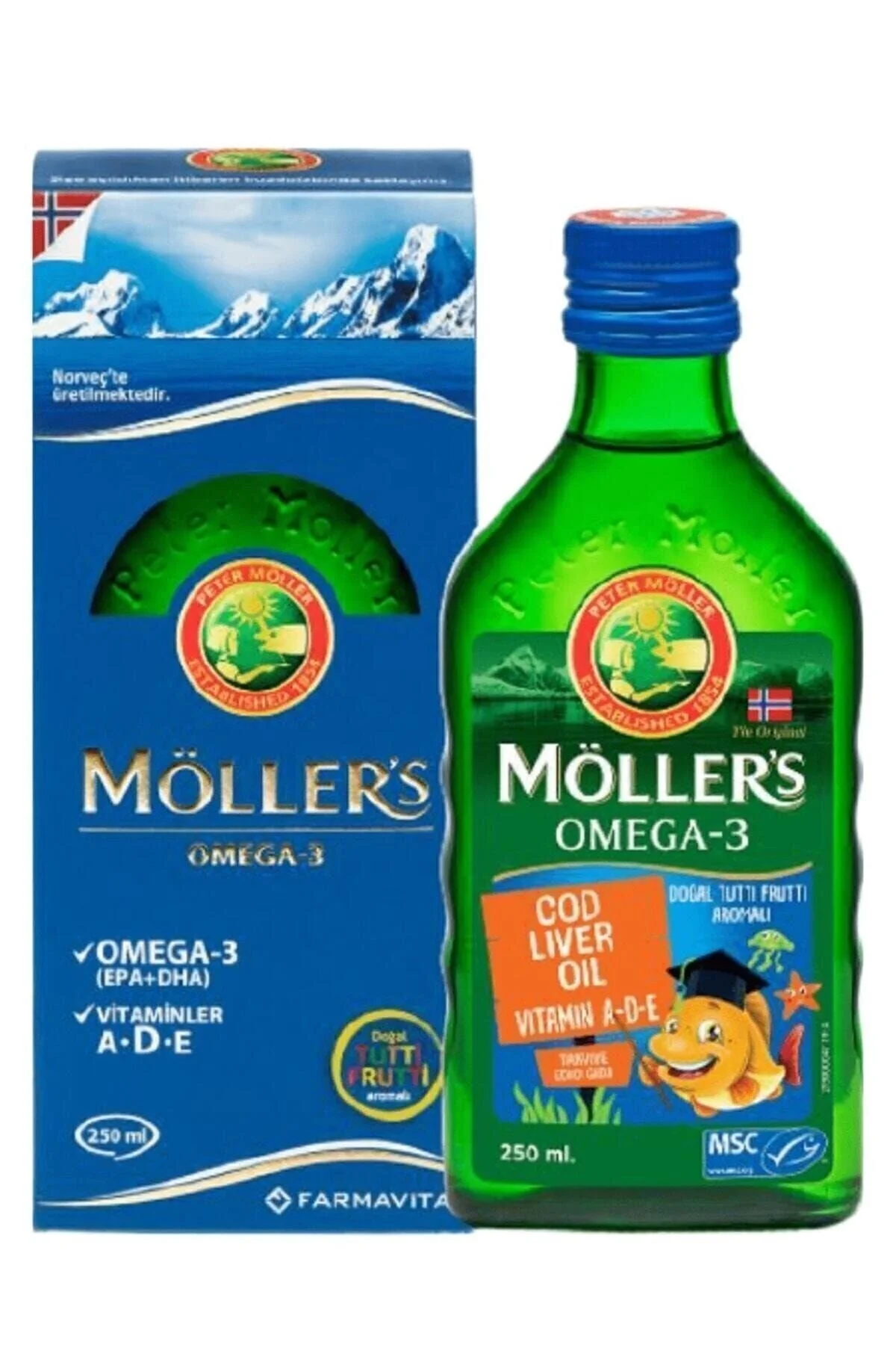Möllers Tutti Frutti Omega 3 Balık Yağı 250ml" Balık Yağı / Omega 3 - 6 - 9 Fiyatı