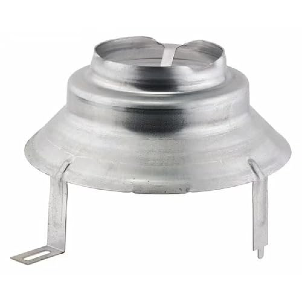 MOLLIFII Vent Hood, 3 in/4 in Connection Size, Vertical Mount, 50 ft Venting Distance, 5.95 in Overall Lg, Mfr: AS40665-A