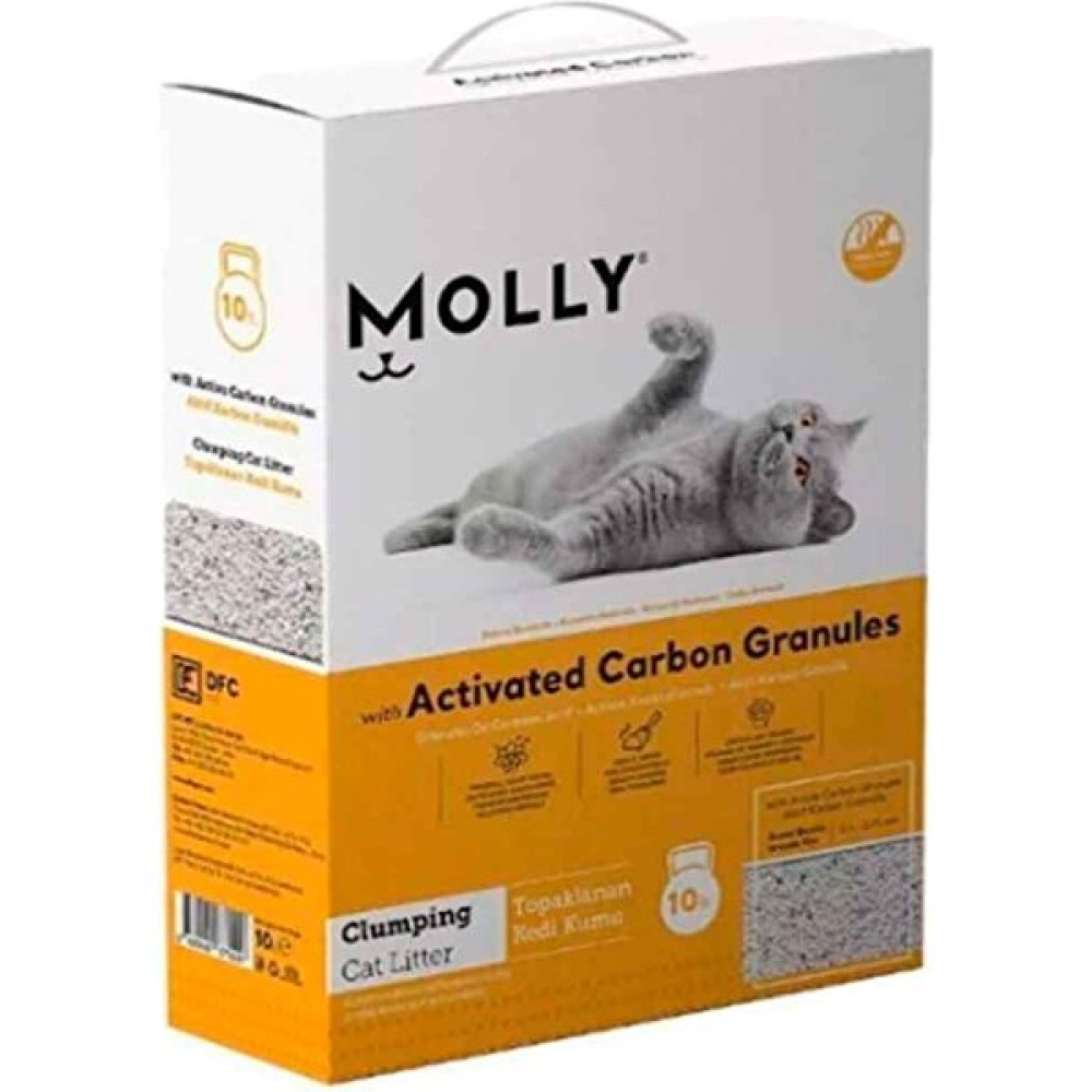 Molly Aktif Karbonlu Topaklaşan Kedi Kumu 10 LT Evcil Hayvan Ürünleri Fiyatı